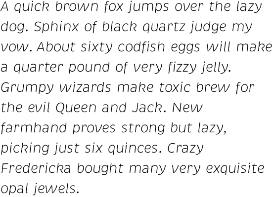 Brevia Light Italic OT
