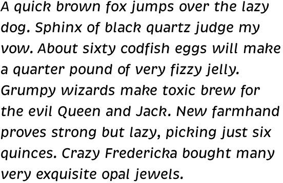 Brevia Medium Italic OT