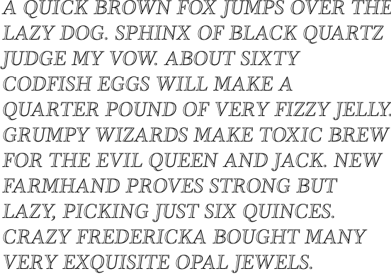 Bonesana Std Italic Ornamental