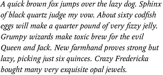 FF Yoga OT Regular Italic