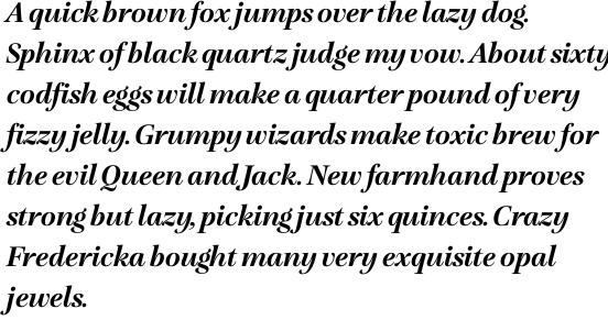 Lavigne Display Bold Italic OT