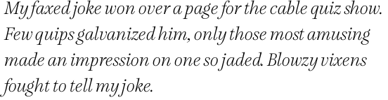 Lavigne Display Light Italic OT