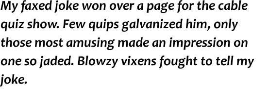 Candara Bold Italic