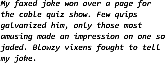 Consolas Bold Italic