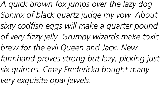 Frutiger Com 46 Light Italic