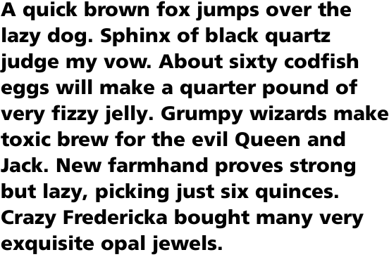 Frutiger Com 75 Black