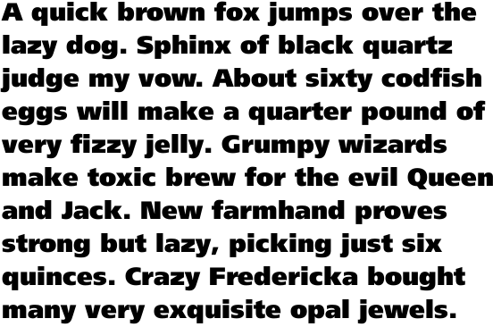 Frutiger Com 95 Ultra Black