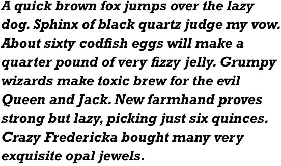 Rockwell Std Bold Italic