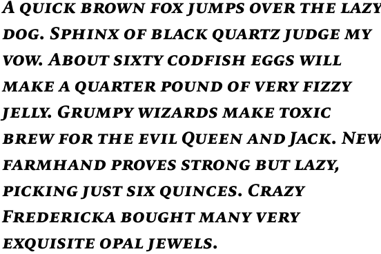 FF Milo Serif Offc Extra Bold Italic SC