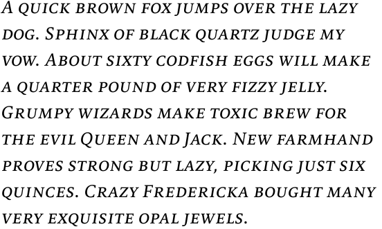 FF Milo Serif Offc Text Italic SC