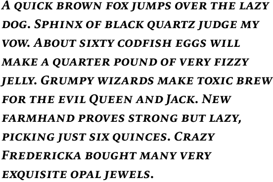 FF Milo Serif Offc Bold Italic SC