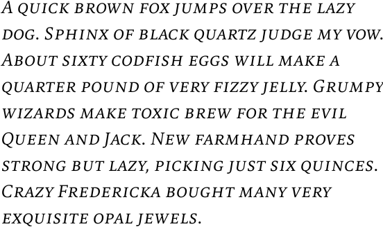 FF Milo Serif Offc Regular Italic SC