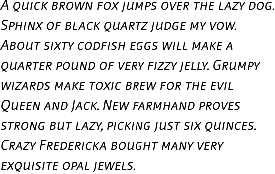 FF Nuvo Offc Regular Italic SC