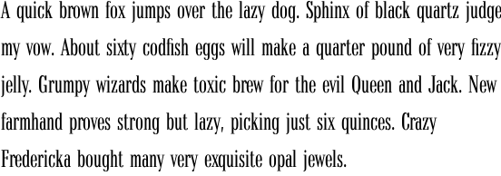 Baltica Extra Condensed Regular Multilingual