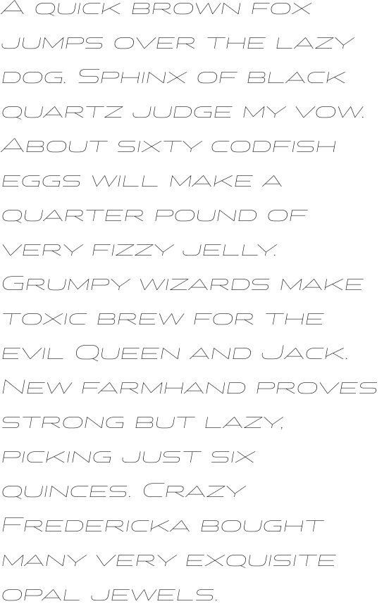 Stereo Gothic 100 Italic OT