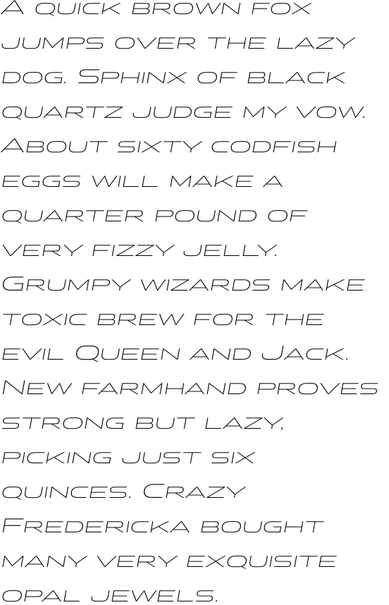 Stereo Gothic 200 Italic OT