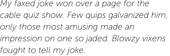 Museo Sans 100 Italic OT