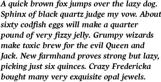 Harfang Pro Bold Italic