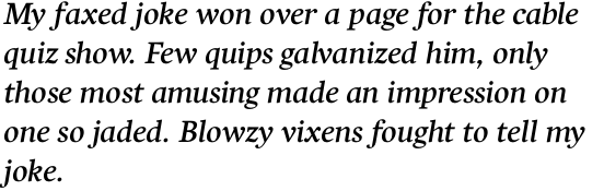Harfang Pro Book Italic