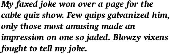 Harfang Pro Extra Bold Italic