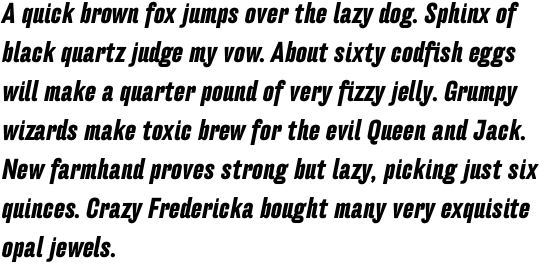 FF Hydra OT Bold Italic
