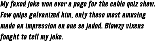 FF Hydra OT Bold Italic