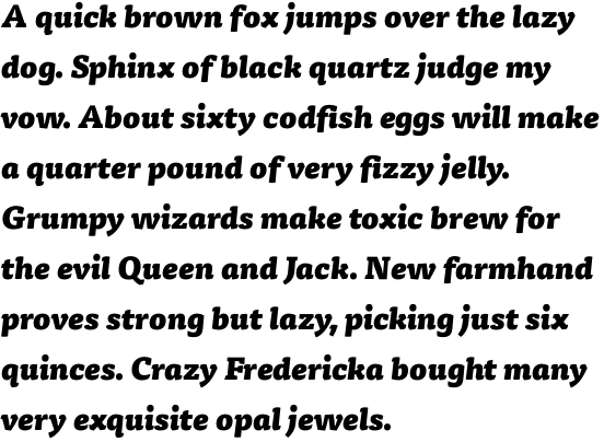 FF Tisa Pro Black Italic