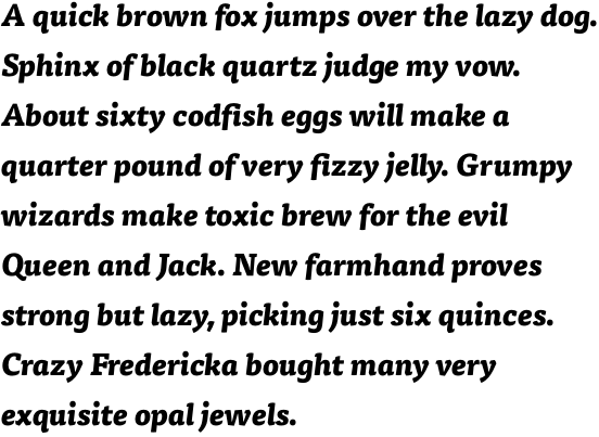 FF Tisa OT Extra Bold Italic