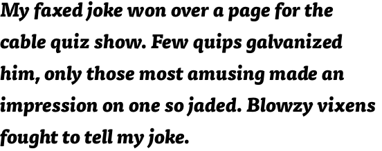 FF Tisa OT Extra Bold Italic