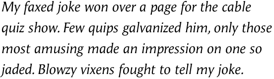 FF Angie Offc Pro Regular Italic