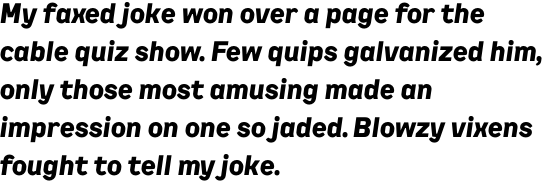 Kade Bold Italic OT