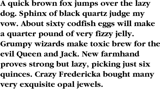 Garamond Bold
