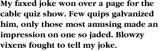 Garamond Bold
