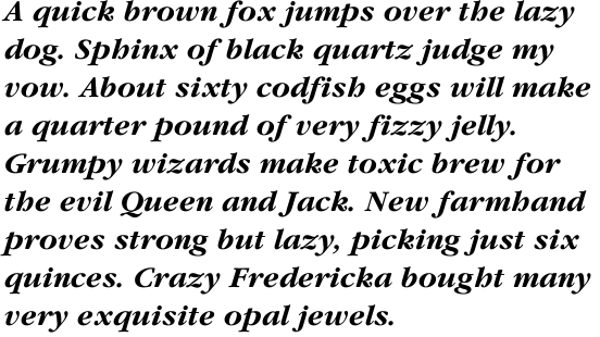Garamond Bold Italic