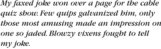 Garamond Book Italic