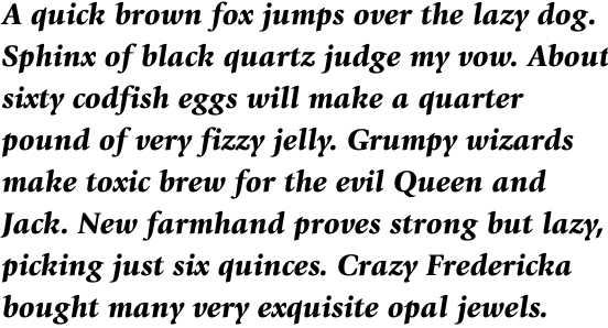 ITC Giovanni Black Italic