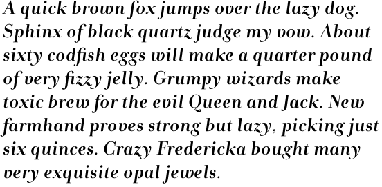 Andrade Pro Bold Italic