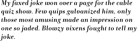 Andrade Pro Bold Italic