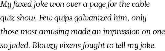 Esta Pro Italic
