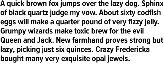 Proxima Nova Condensed Bold