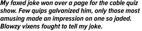 Proxima Nova Condensed Bold Italic
