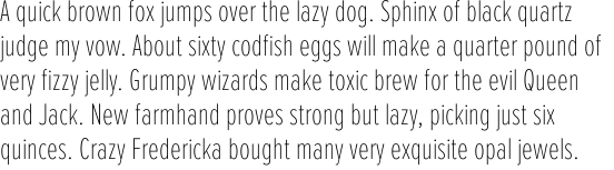 Proxima Nova Extra Condensed Thin