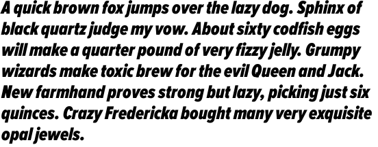 Proxima Nova Extra Condensed Black Italic