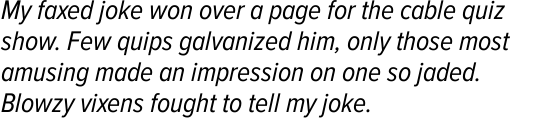 Proxima Nova Condensed Regular Italic