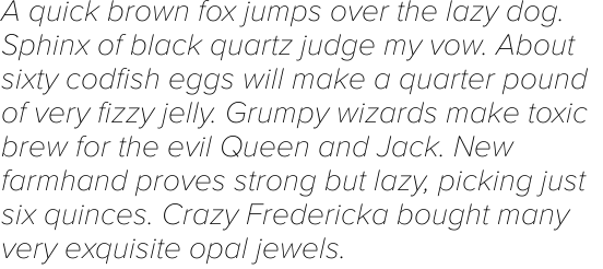 Proxima Nova Thin Italic