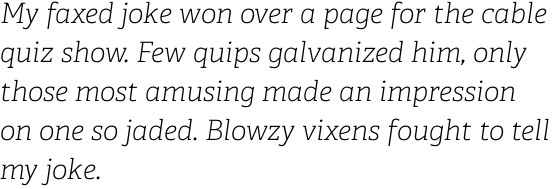 Adelle Thin Italic OT