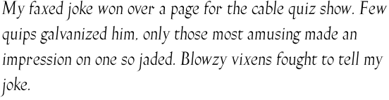 Gill Facia Display Italic