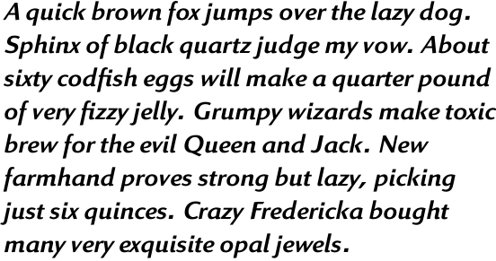 Linex Sans Std Italic
