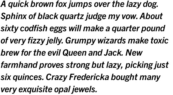 Trade Gothic Next Pro Bold Italic