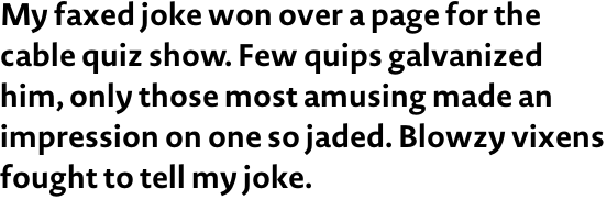 Novel Sans Pro Bold